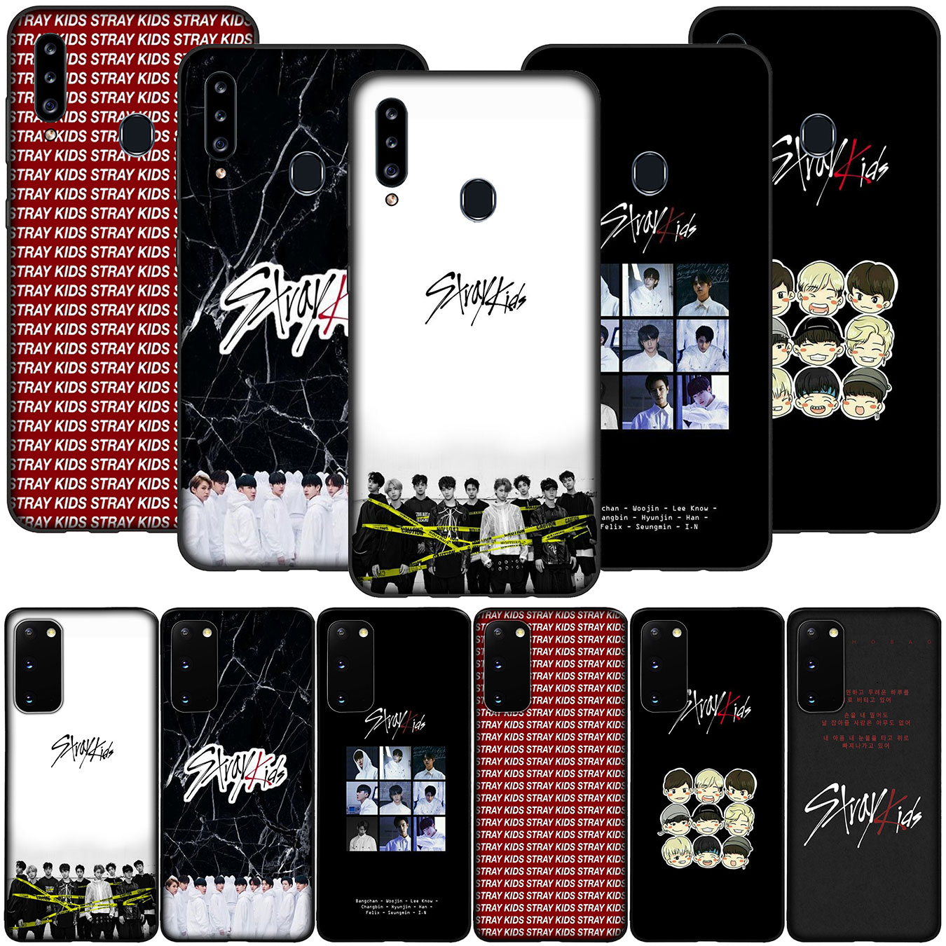 Soft Silicone Cover Samsung Galaxy S8 Plus S7 S6 Edge M31 M31s S8plus Phone Case Kpop Stray Kids Shopee Singapore