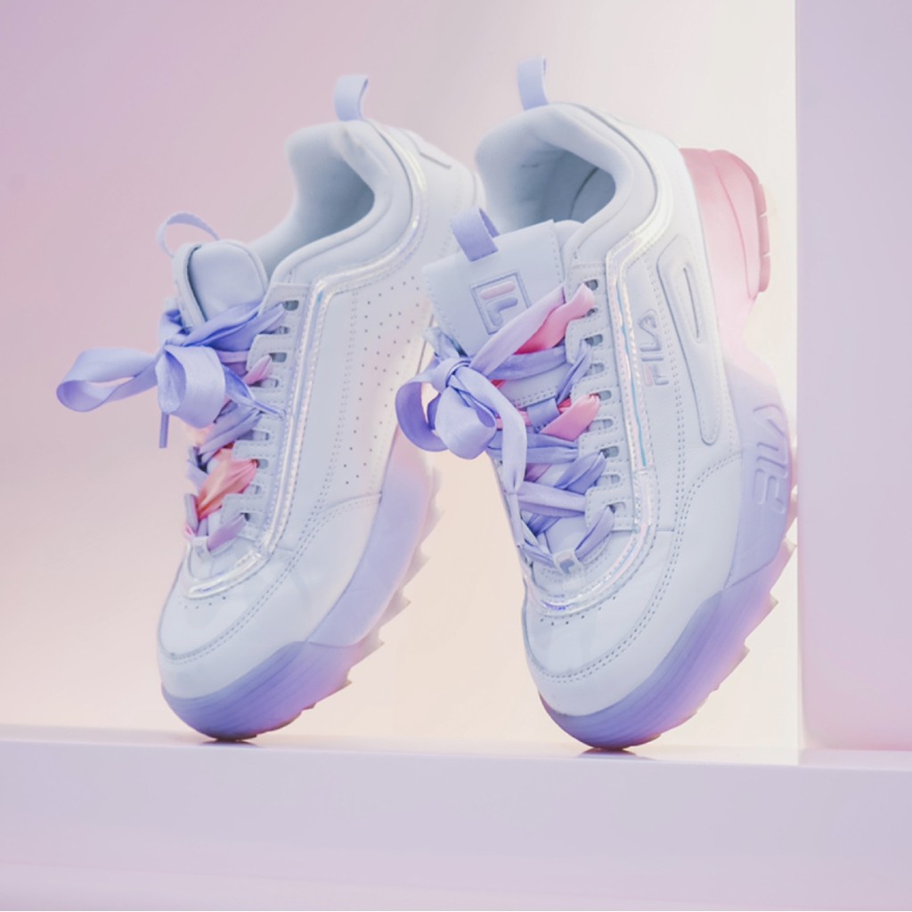 fila shoes disruptor purple