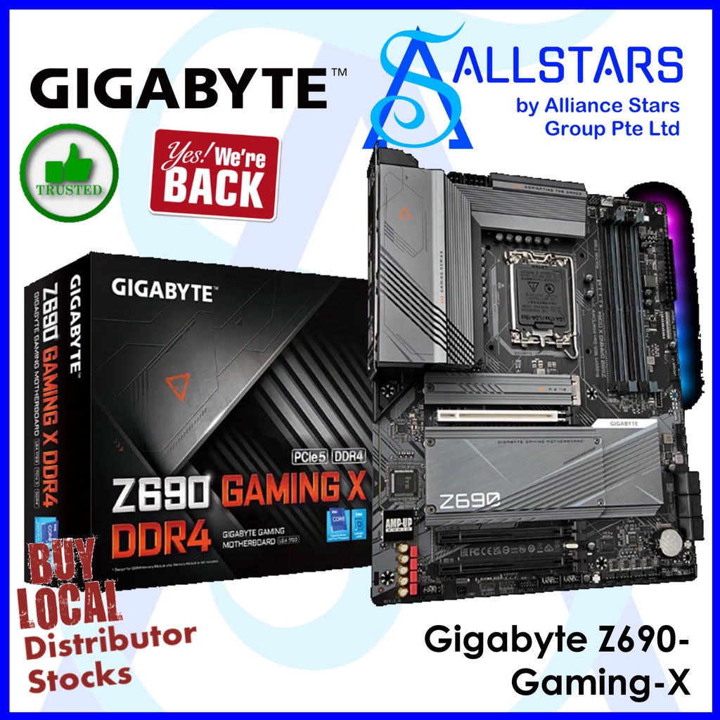 Gigabyte Z690 Gaming X Ddr4 Lga1700 Mainboard Z690 Gaming X Ddr4