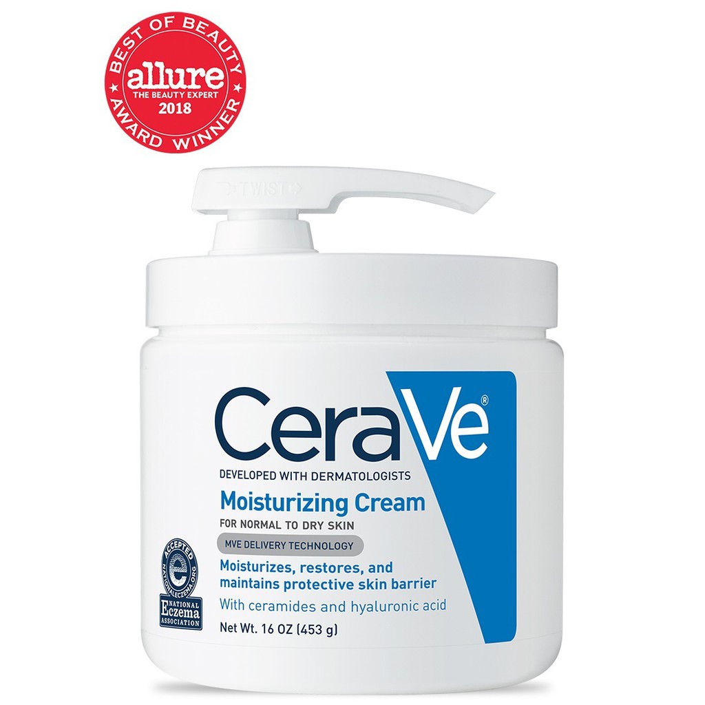 cerave pump moisturizing cream