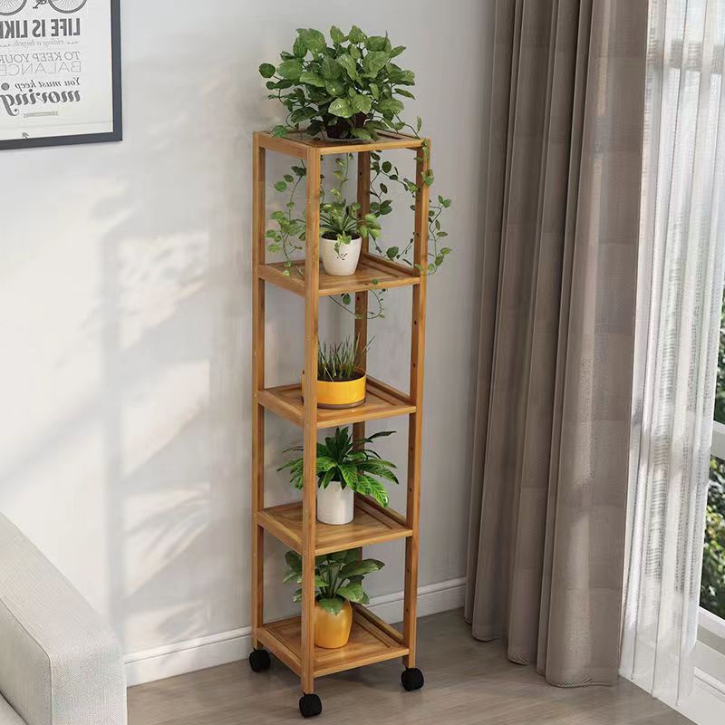 DYH Flower Pot Rack Balcony Decorative Flower Rack Room Rack MultiLayered Household Wooden