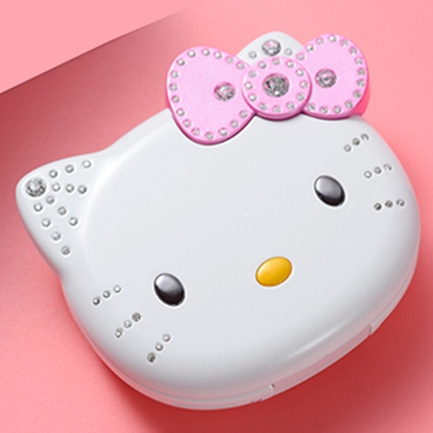 Cute Mini Hello Kitty Girl Phone K688 Quad Band Flip Cartoon Mobile Phone Unlocked Kids Children Mini Dual Sim Cell Phone Shopee Singapore