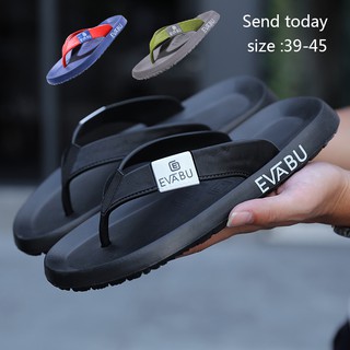 WZZ Flip Flops Slippers for Men Sandal  EVA fashion open toe  non-slip light soft