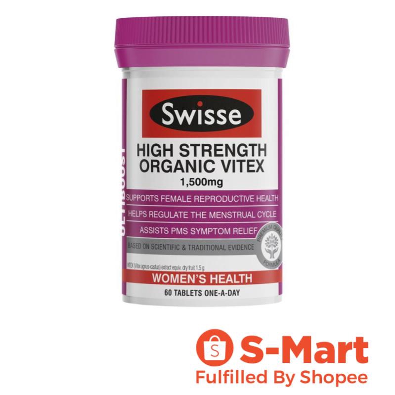 Swisse Organic Vitex 1500mg 60 Tablets | Shopee Singapore