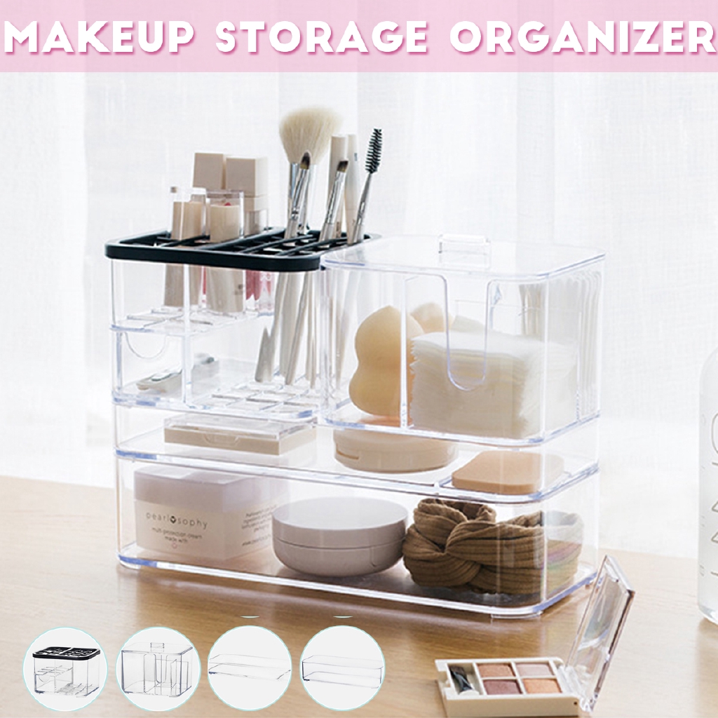 Cosmetic Organizer Makeup Drawer Holder Jewellery Case Box Storage