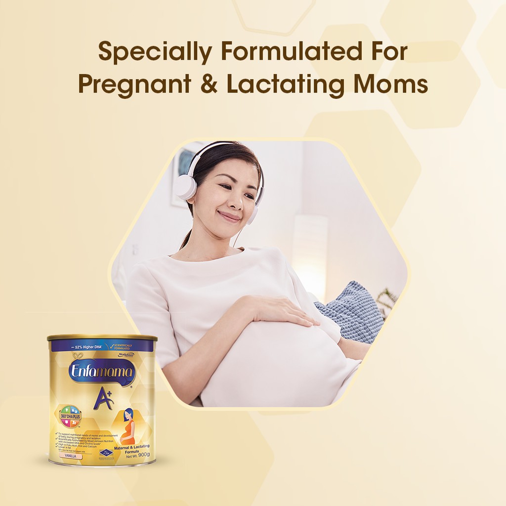Enfamama A+ Maternal Formula Powder Milk Pregnancy & Lactation Chocolate 900g Enfamama A+ Maternal Formula Powder Milk Pregnancy & Lactation Chocolate 900g