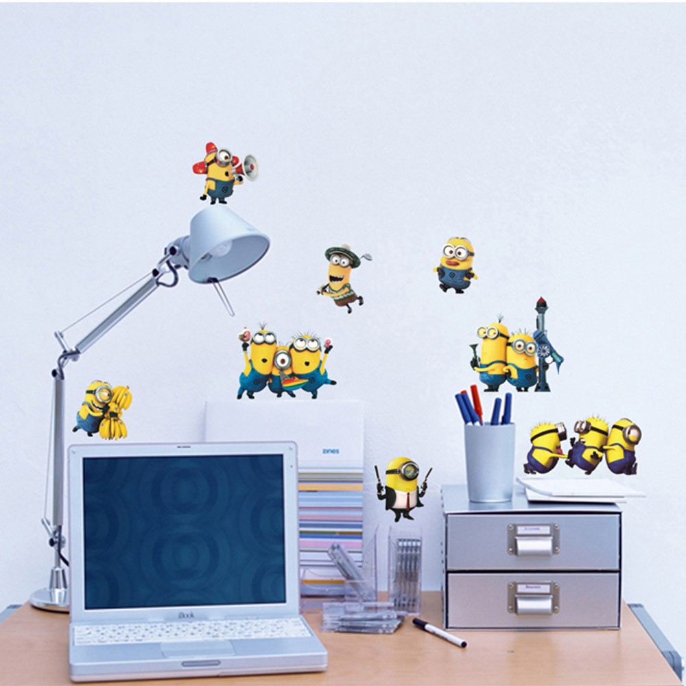 Minions Despicable Me Removable Wall Stickers Diy Kid S Child Room