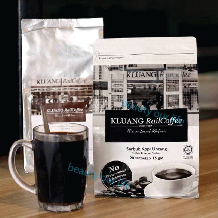 Original Cluang Rail Coffee 300gm Cluangrail Railway Coffee Powder 20 S X 15g Shopee Singapore
