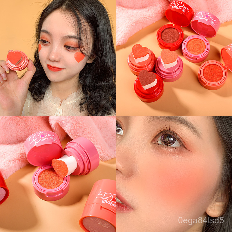 cream blush and contour