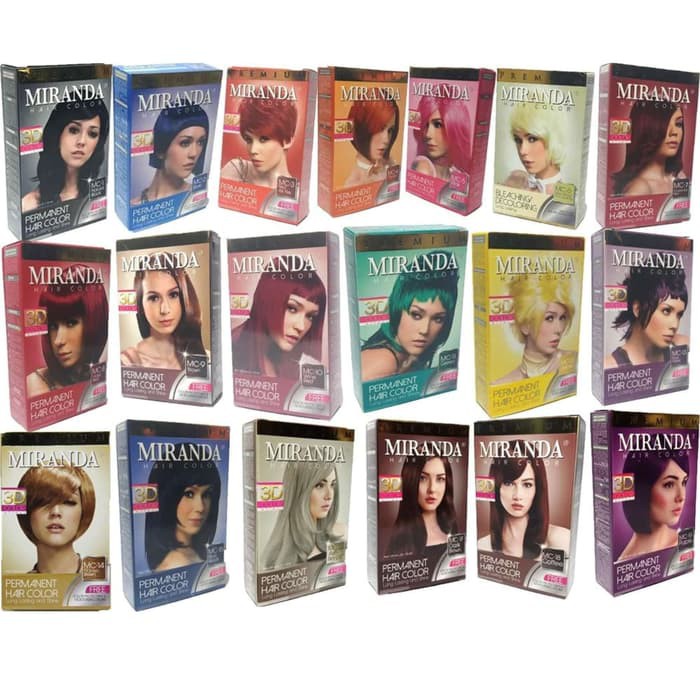 Miranda Permanent Hair Color 30 Ml Hair Color Shopee Singapore