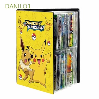 DANILO1 Pokemons Toys Game Card Holder Kid Gift Album Book Pokemon Cards Album Pikachu Anime Display Binder Photo Album Cool Toy Cartoon Collection Folder