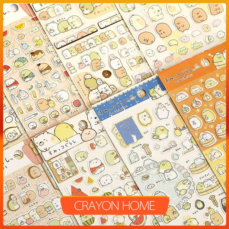 Ohaya 1 Pcs/pack Kawaii Scrapbooking Corner Creature Sumikko Gurashi Ver 3 Planner Stickers/decoration Label/cartoon Korea Stationery/san-x