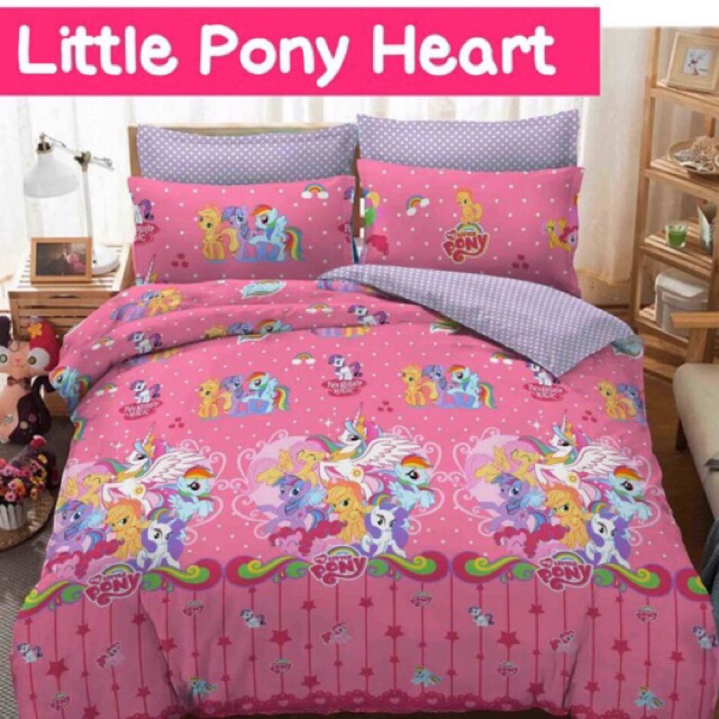 My Little Pony Heart Bed Sheet Shopee Singapore