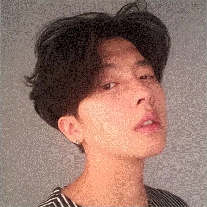 17+ Handsome Curly Korean Hairstyle Men PNG