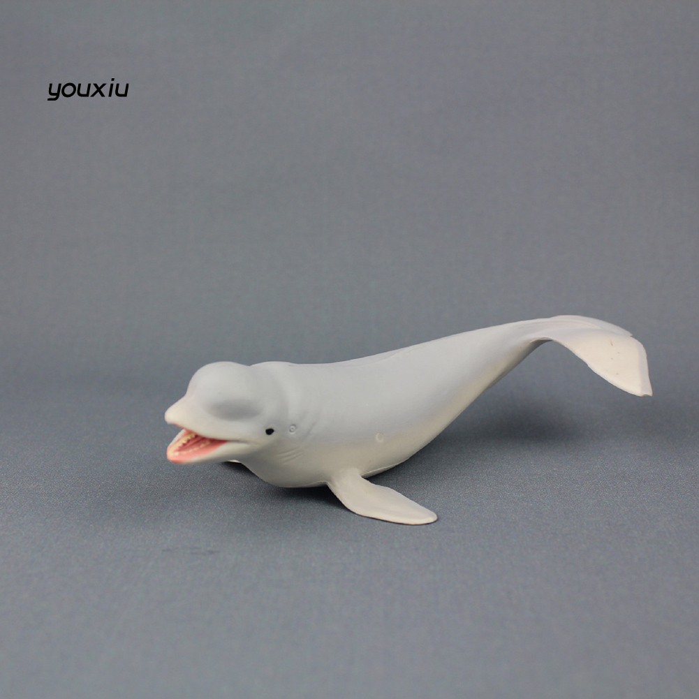 beluga whale figurine