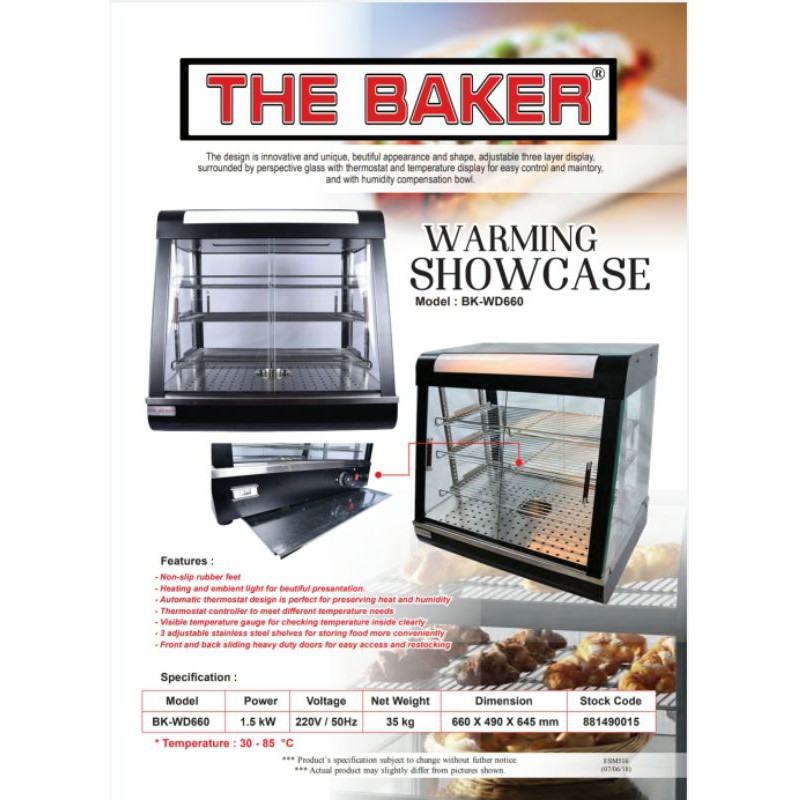 Warming Showcase / Food Warmer /Hotel Use / Restaurant Use