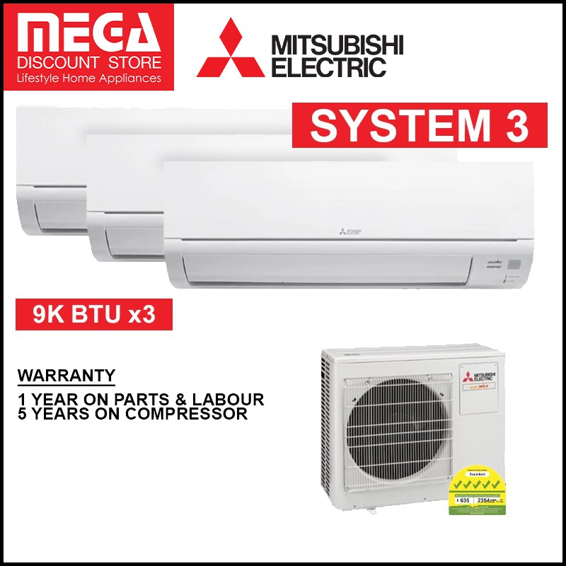 MITSUBISHI STARMEX SYSTEM 3 AIRCON (FREE PREMIUM INSTALLATION) [MXY ...