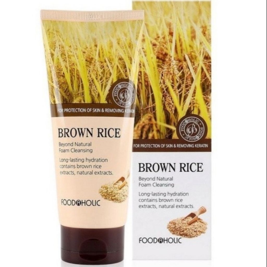 Foodaholic Brown Rice Hydrating Facial Cleanser 180ml Shopee Singapore