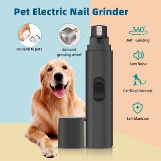 Electric Pet Nail Grinder USB Charging Pet Grooming Claw Nail Trimmer Cat/Dog Paw Nail Grinder Electric Nail File Tool