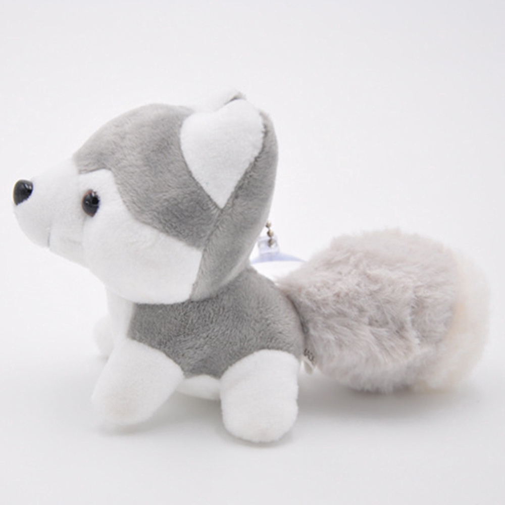 soft toy dog in handbag