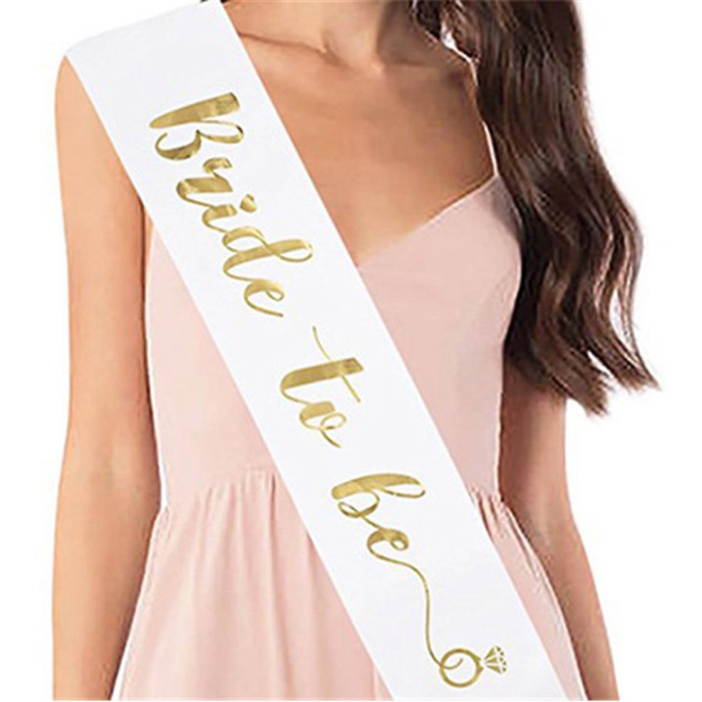 New Bride To Be Diy Bridal Sash Bachelor Party Women Decoration