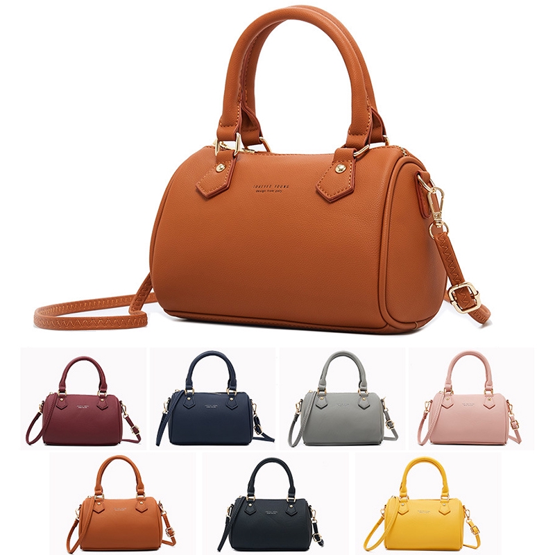 Women PU Leather Handbags Tote Bag High Quality Casual Multi-function Female Crossbody Shoulder ...
