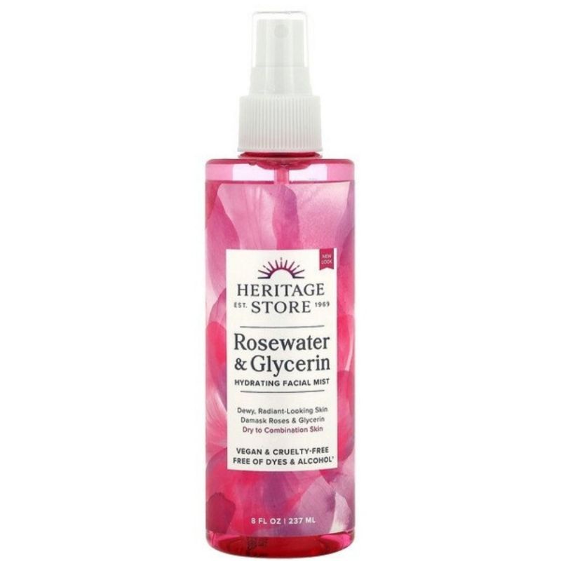 Heritage Store, Rosewater & Glycerin, Facial Mist (237ml) Shopee Singapore
