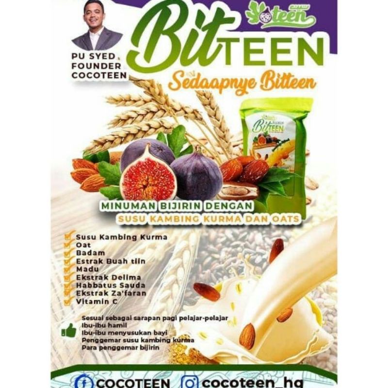 Bitteen Oat With Teen Shopee Singapore