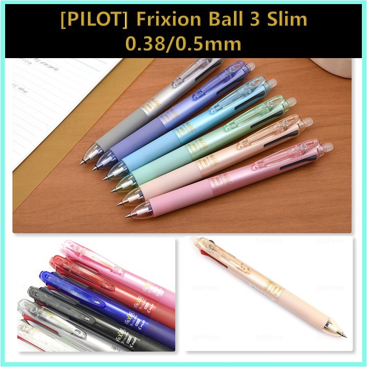 Pilot Frixion Ball 3 Slim Multi Pen 0 5 0 38 Shopee Singapore