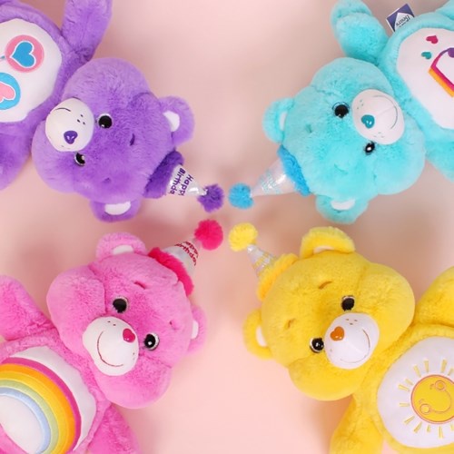 CARE BEARS Happy Birthday Hat 27cm Plush Stuffed Toy - Funshine ...