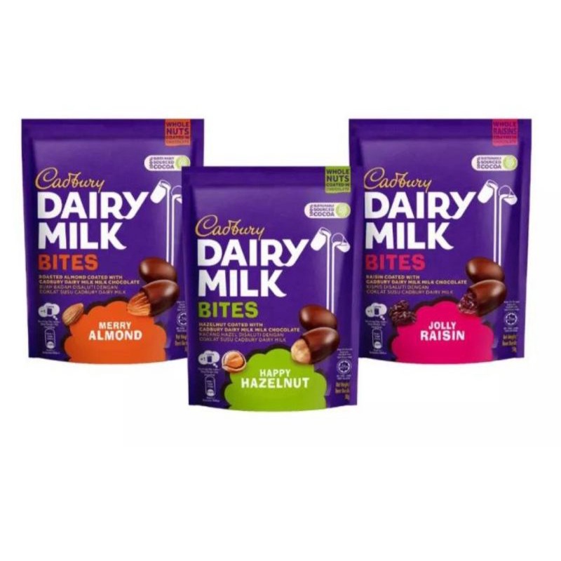 Cadbury Dairy Milk Bites 50g Chocolate/coklat Shopee Singapore