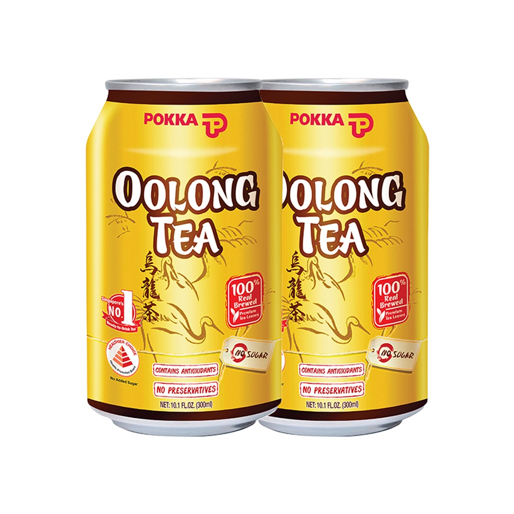 Pokka Oolong Tea No Sugar Canned Drink (2xOOLONG) (Not for sale