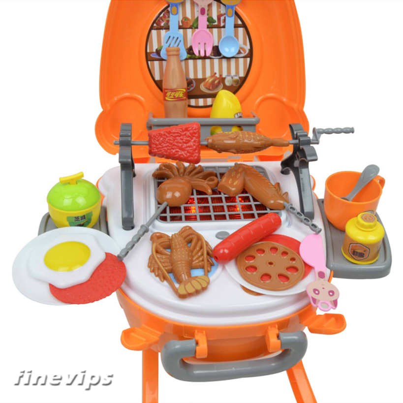 barbecue bbq deluxe full light & sound playset