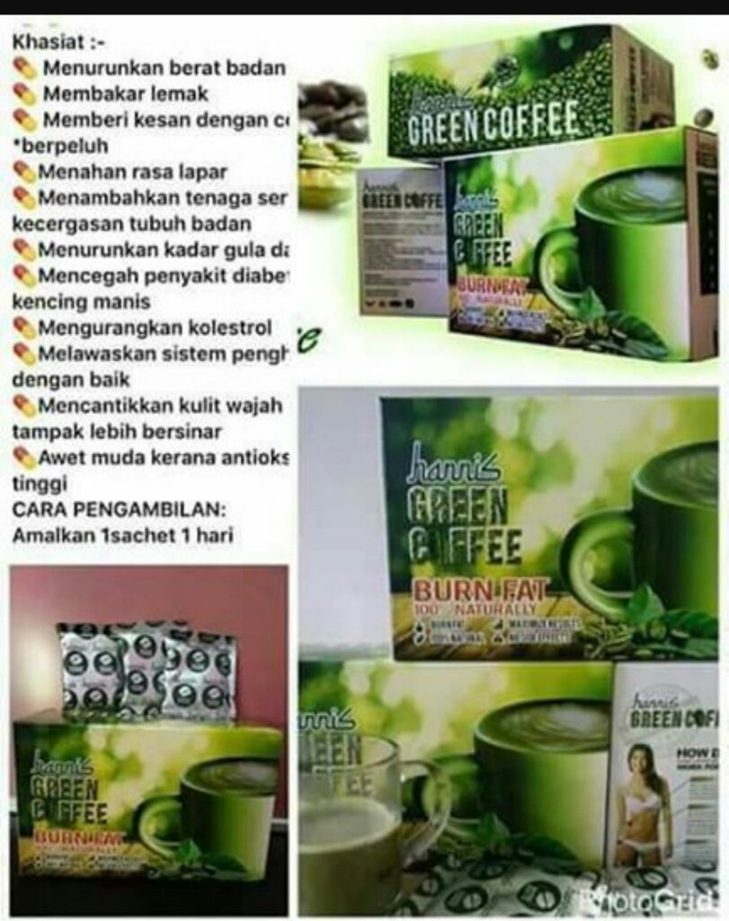 Hannis Green Coffee New Formula Shopee Singapore