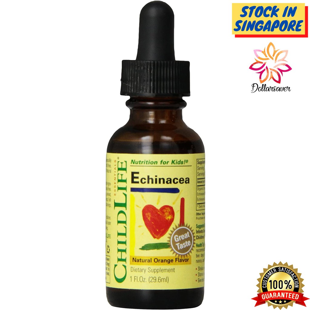 Childlife Echinacea Children Supplement 30ml Natural Orange Flavor