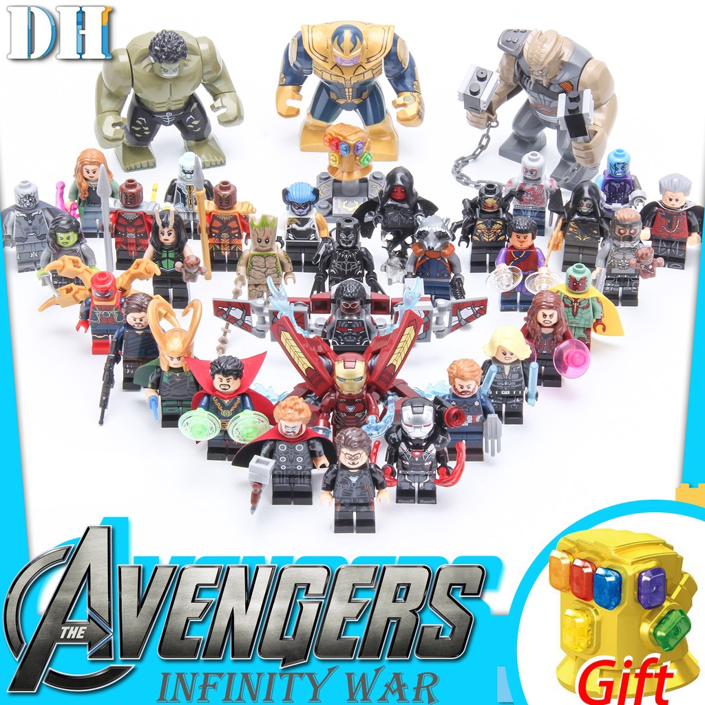 all lego avengers minifigures