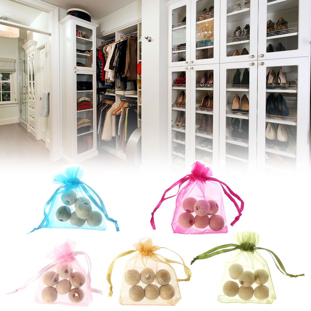 Cedar Wood Moth Balls Camphor Repellent Wardrobe Clothes Drawer