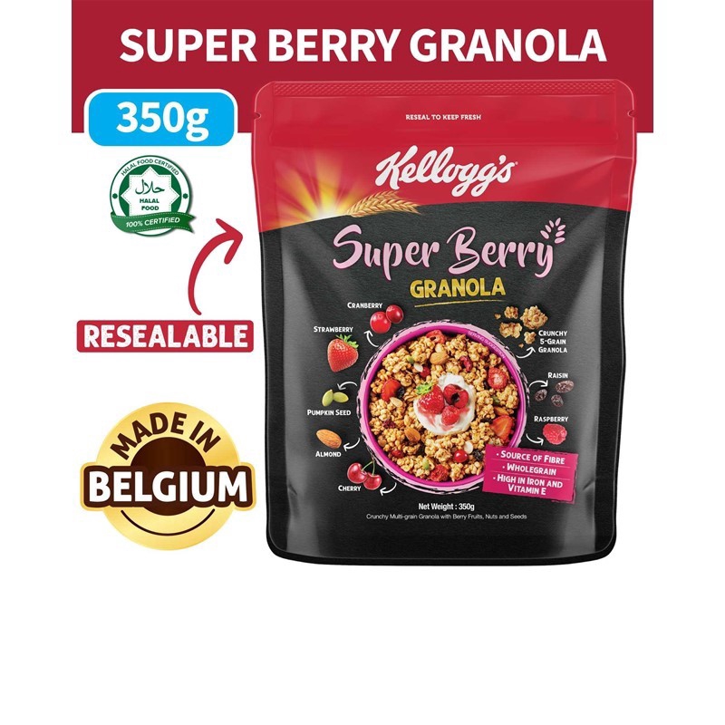 Kellogg's Granola Super Berry Shopee Singapore