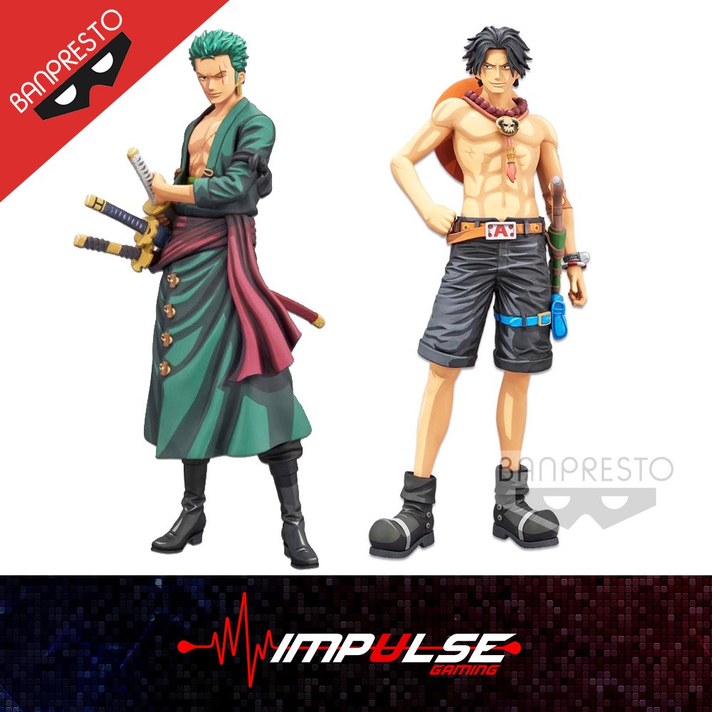 Banpresto One Piece Grandista Manga Dimensions Roronoa Zoro Abp Portgas D Ace Abp Shopee Singapore