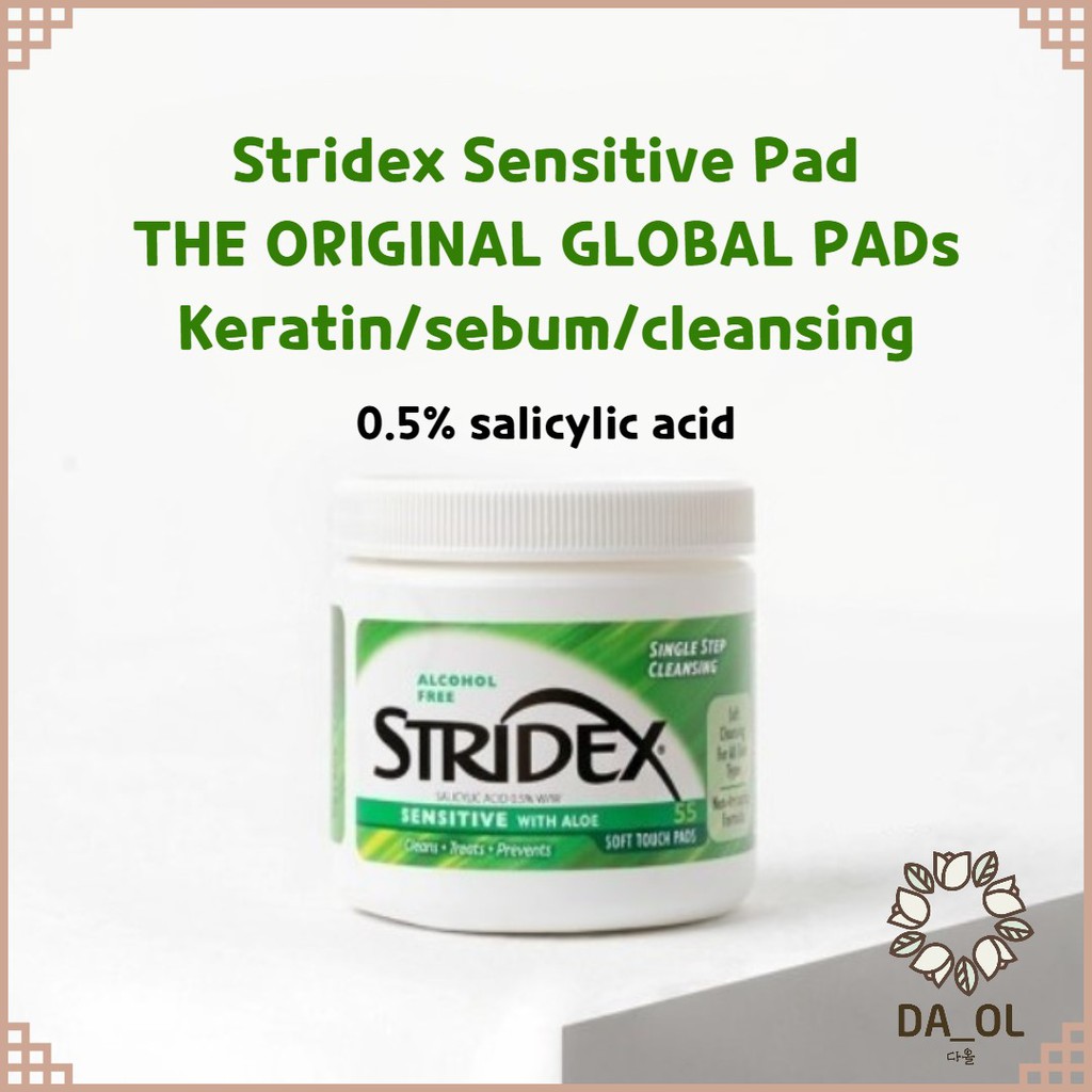 stridex sensitive with aloe
