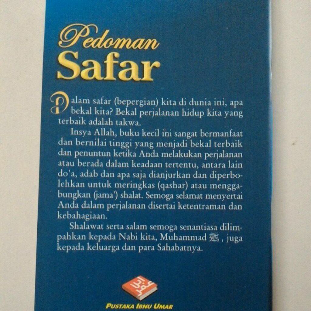 Pedoman Safar Doa Bepergian Shalat Jama Dan Qasar Adab Adab Safar