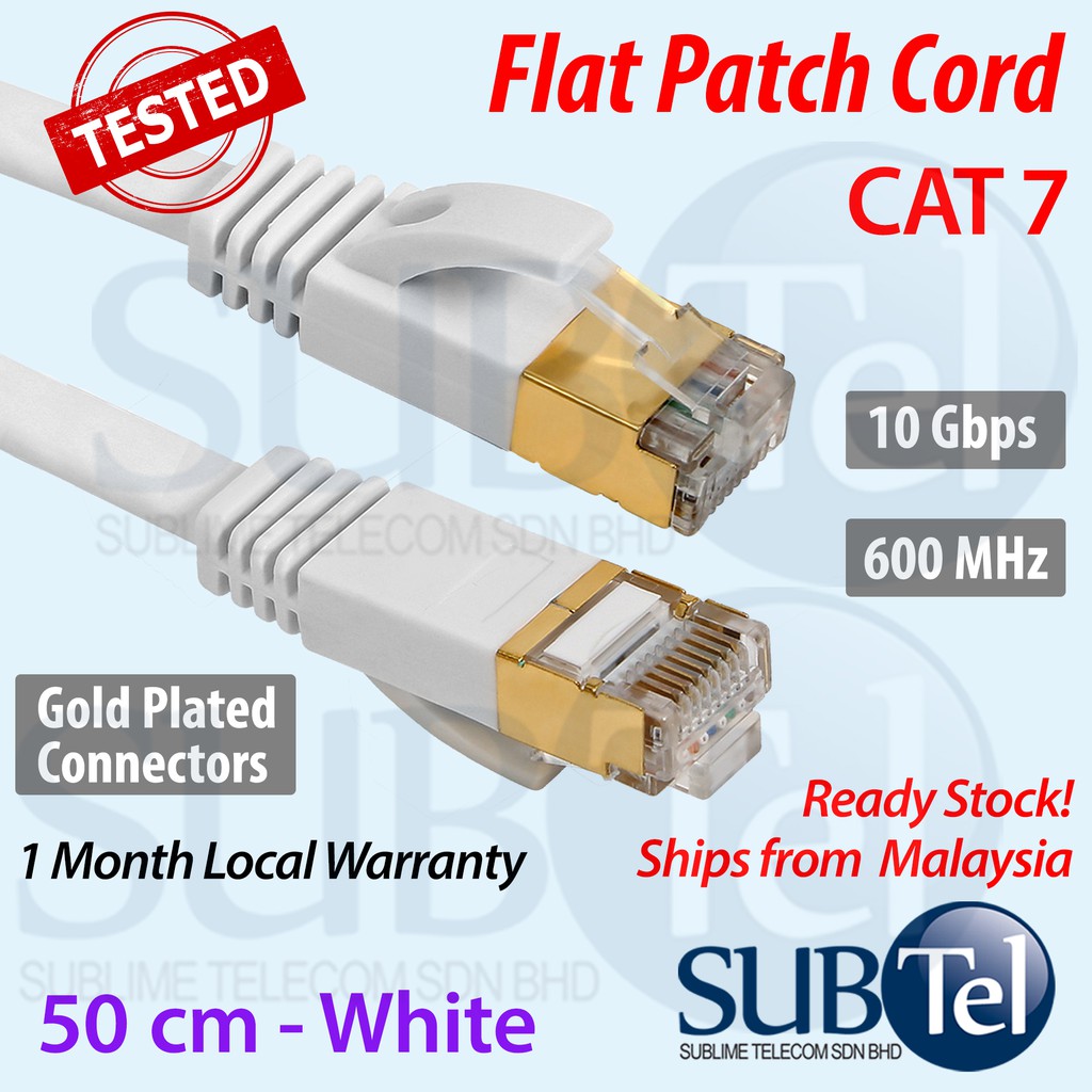 Outdoor Cat 7 Ethernet Cable 50 ft ShineKee 26AWG Heavy-Duty Cat7 Networking Cord Patch Cable RJ45 10 Gigabit 600MHz LAN Wire Cable STP Waterproof Direct Burial Ethernet Cable 
