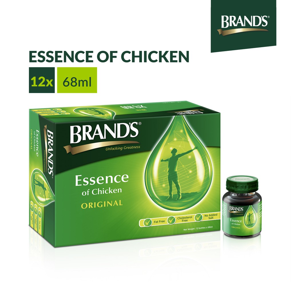 BRAND'S® Essence of Chicken 12 Bottles x 68ml Shopee Singapore