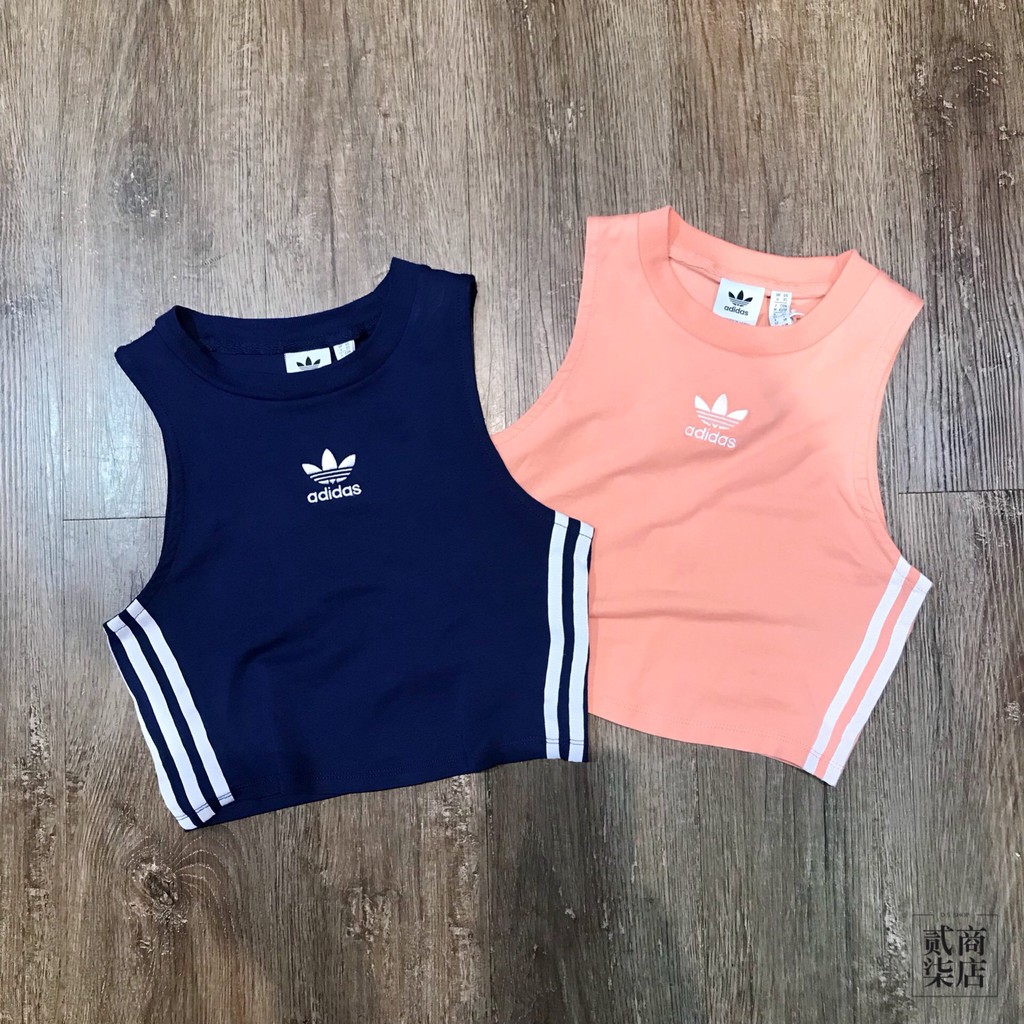 adidas crop top pink