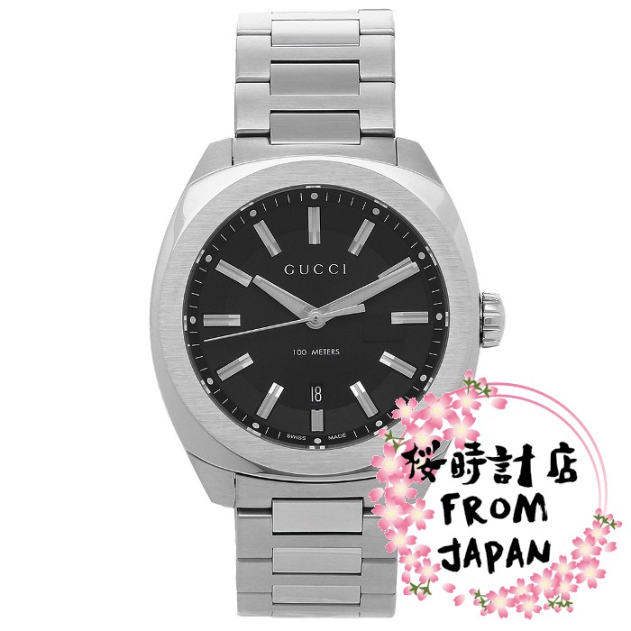 Brand new Same day shipping GUCCI GG2570 Black dial Quartz mens watch  YA142301 | Shopee Singapore