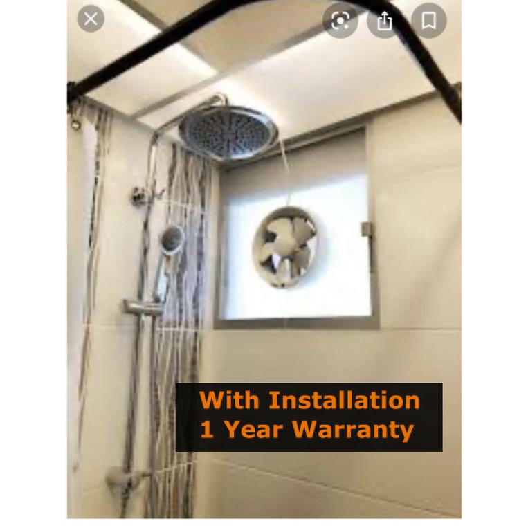 Kdk 20wud Round With Pull String Bathroom Toilet Ventilation Exhaust Fan Install Installation Sg Singapore For Hdb Ee - Installing Bathroom Ventilation Fan