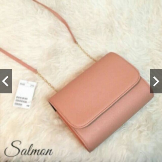 Salem Peach Cluth Bag Shopee Singapore