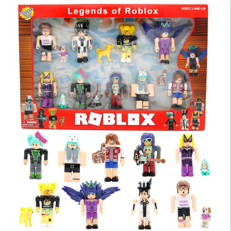 mini roblox game action figure figma oyuncak champion robot mermaid playset toy no box opp package