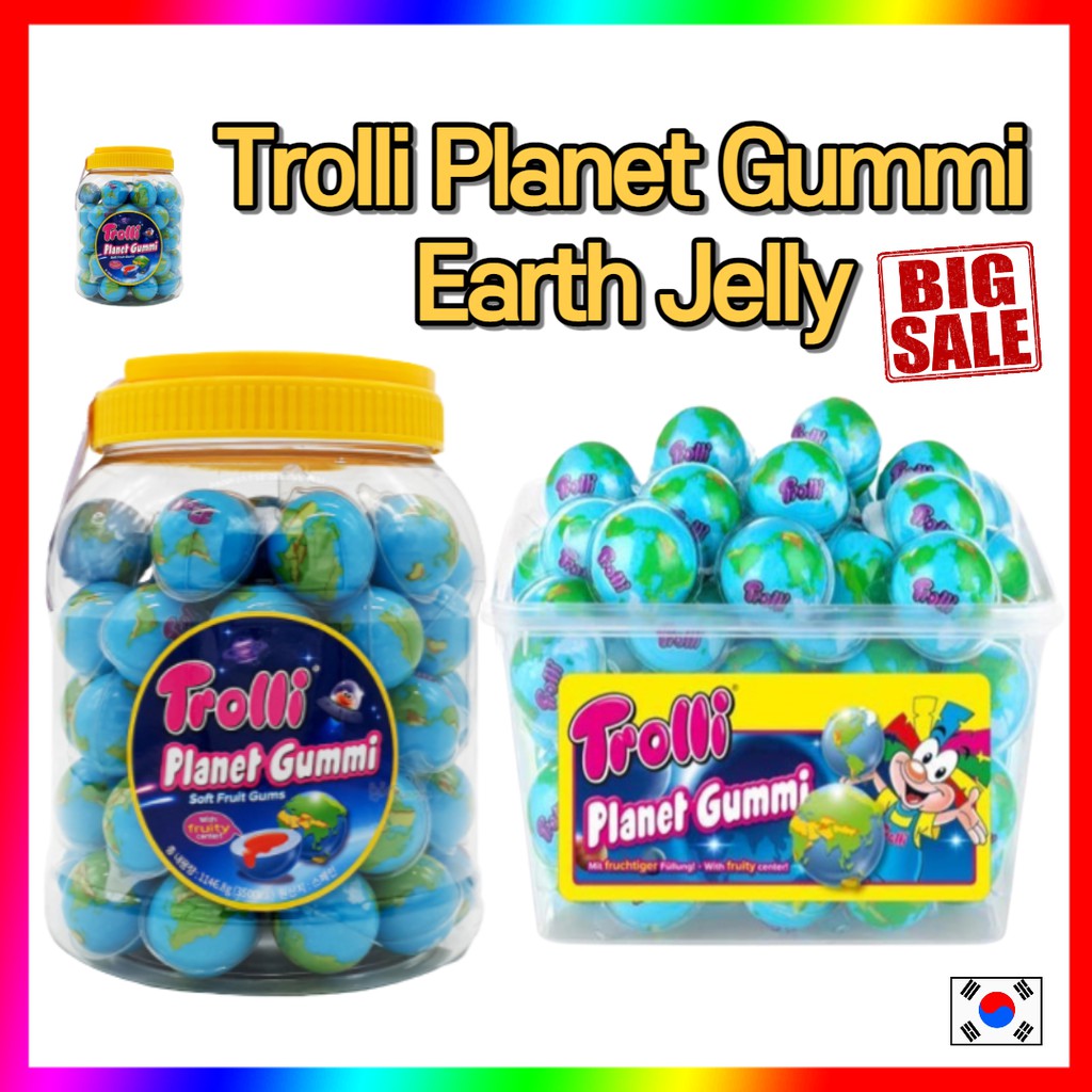 💥Lowest price💥Trolli Planet Gummi Earth Jelly / 10ea / 20ea / Korea ...