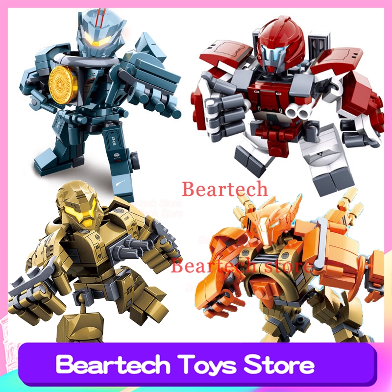 6 Sets Sluban 0727a F Pacific Rim Jaeger Gipsy Building Blocks Compatible Lego Superhero Movie Bricks Toys Best Gifts Shopee Singapore